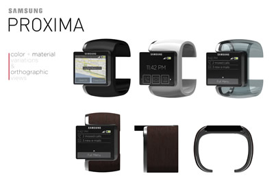Koncepcinis „Samsung Proxima“ telefono modelis
