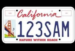 Kalifornijoje ruošiamasi įvesti elektroninius automobilių numerius