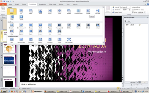 „Power Point 2010“ – patobulintas skaitmeninių prezentacijų įrankis