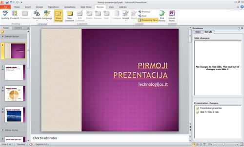 „Power Point 2010“ – patobulintas skaitmeninių prezentacijų įrankis