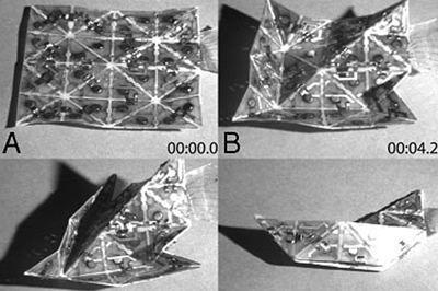 Programuojami origami lakštai