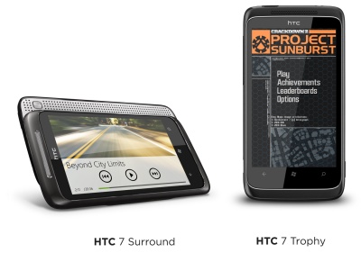 HTC pristato 5 telefonus su „Windows Phone 7“