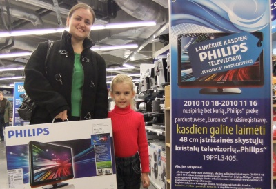 „Euronics“ parduotuvėse – nemokami „Philips“ televizoriai