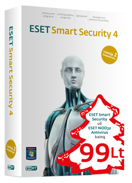 „ESET Smart Security“ – dovana, kuri saugo