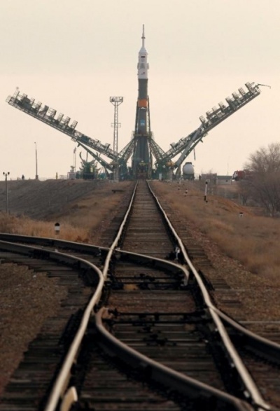 Kazachstane rengiamasi raketos paleidimui Kazachstane rengiamasi raketos paleidimui