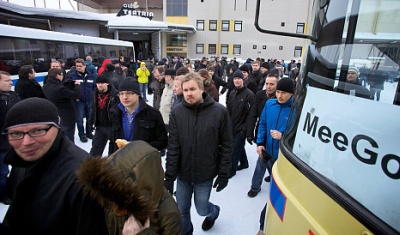 Streikuoja „Nokia“ darbuotojai Streikuoja „Nokia“ darbuotojai