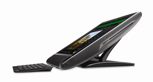 Naujas ergonomiško dizaino „HP TouchSmart“ kompiuteris