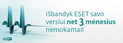 Išbandyk ESET savo verslui nemokamai