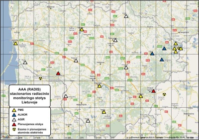 Duomenys apie radiacijos lygį visuomenei skelbiami kas dvidešimt minučių Duomenys apie radiacijos lygį visuomenei skelbiami kas dvidešimt minučių