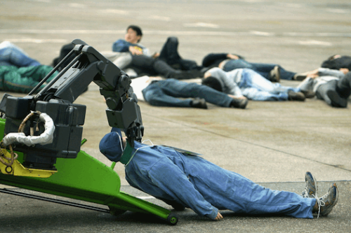 Gelbėtojų gretose Japonijoje – ir neįprasčiausi robotai