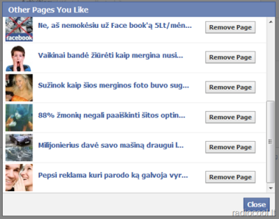 Valome „Facebook“ paskyrą nuo gėdingų puslapių ir programėlių