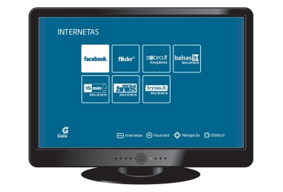 „Interaktyvioji GALA“ klientų TV ekranuose – „Facebook“ ir naujienų portalų žinios „Interaktyvioji GALA“ klientų TV ekranuose – „Facebook“ ir naujienų portalų žinios