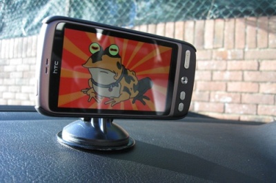 „HTC Desire“ ir „Garmin Nuvi“ GPS laikiklis