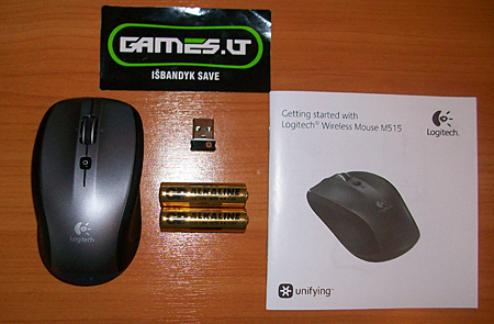 „Logitech M515“ pelės apžvalga „Logitech M515“ pelės apžvalga