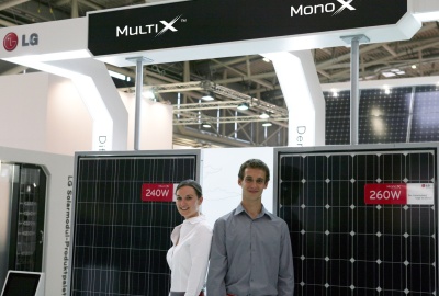 „Intersolar 2011“ parodoje LG pristato naujos kartos saulės modulius