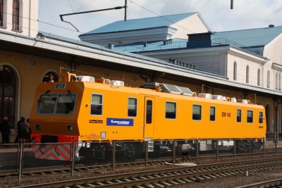 Pristatytas vienas moderniausių geležinkelio infrastruktūros kontrolės įrenginių Pristatytas vienas moderniausių geležinkelio infrastruktūros kontrolės įrenginių