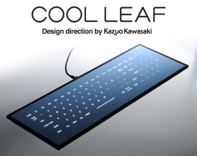„Minebea COOL LEAF“: klaviatūra be klavišų „Minebea COOL LEAF“: klaviatūra be klavišų