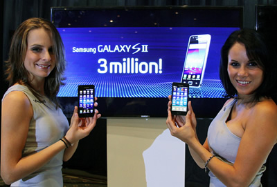 „Samsung“ pardavė 3 milijonus „Galaxy S II“ išmaniųjų telefonų per 55 dienas