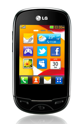 LG pristato jaunimui skirtą mobilųjį telefoną „LG T505“