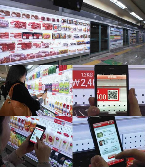 Metro stoties požemyje – virtuali parduotuvė