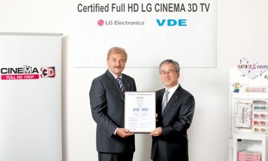 Televizoriui „LG Cinema 3D TV“ – aukščiausios vaizdo kokybės pripažinimas Televizoriui „LG Cinema 3D TV“ – aukščiausios vaizdo kokybės pripažinimas