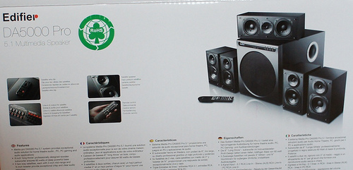 „Edifier DA5000 Pro“ namų kino 5.1 garso sistema
