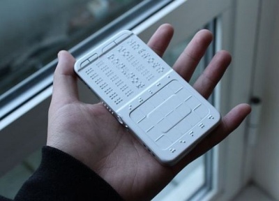 „DrawBraille“ – koncepcinis telefono modelis neregiams