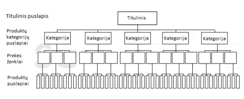 Interneto svetainės struktūra paieškos sistemų atžvilgiu