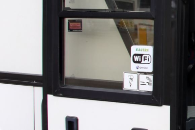 „Kautros“ tarpmiestinių autobusų keleiviai gali naudotis nemokamu belaidžiu interneto ryšiu „Kautros“ tarpmiestinių autobusų keleiviai gali naudotis nemokamu belaidžiu interneto ryšiu