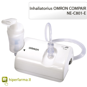 Mažas, lengvas ir tylus – Inhaliatorius „OMRON C801“