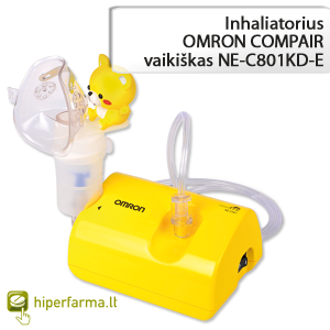 Mažas, lengvas ir tylus – inhaliatorius „OMRON C801“