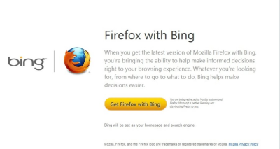 Keistos tuoktuvės: išleista naršyklė „Firefox with Bing“