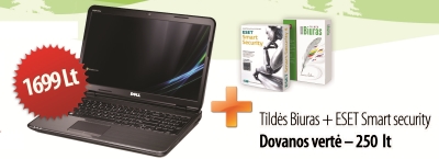 Perkantiems „Dell Inspiron Q15R“ – dovana!