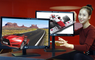 LG leis 3D monitorius žiūrėti be specialių akinių LG leis 3D monitorius žiūrėti be specialių akinių