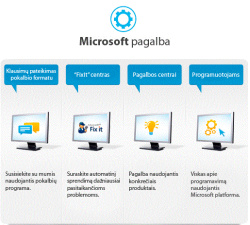 „Microsoft“ pagalbos galima kreiptis iš socialinio tinklo „Facebook“