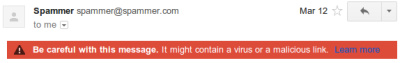 „Gmail“ praneš, kodėl laiškas pažymėtas kaip el. šiukšlė „Gmail“ praneš, kodėl laiškas pažymėtas kaip el. šiukšlė