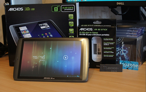 „ARCHOS 101 G9“ – praktiškas 10,1 colių „Android ICS“ planšetinis kompiuteris