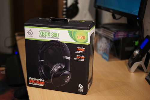 „SteelSeries Spectrum 7xb“ bevielės „Xbox 360“ ausinės