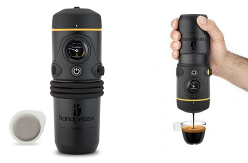 Mašininis kavos aparatas „Handspresso Auto“ Mašininis kavos aparatas „Handspresso Auto“