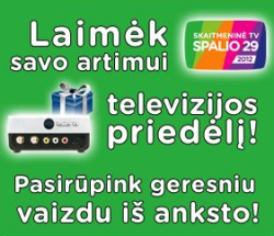 Startuoja interneto žaidimas „Laimėk TV priedėlį savo artimiesiems“