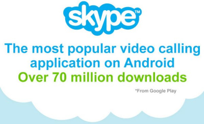 „Android“ skirta „Skype“ versija parsisiųsta virš 70 mln. kartų „Android“ skirta „Skype“ versija parsisiųsta virš 70 mln. kartų