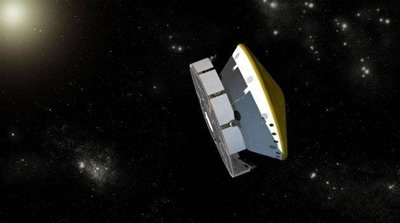 Kosminis laivas su MSL marsaeigiu (NASA nuotr.) Kosminis laivas su MSL marsaeigiu (NASA nuotr.)