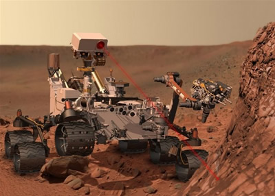 NASA / JPL-Caltech nuotr. / Marsaeigis „Curiosity“ NASA / JPL-Caltech nuotr. / Marsaeigis „Curiosity“