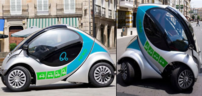 Pristatytas savo ilgį galintis keisti elektromobilis „Hiriko“ Pristatytas savo ilgį galintis keisti elektromobilis „Hiriko“