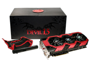 „PowerColor“ pristato pragarišką „HD 7990 Devil13“ vaizdo plokštę „PowerColor“ pristato pragarišką „HD 7990 Devil13“ vaizdo plokštę