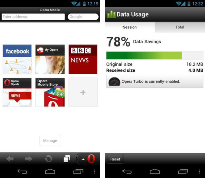„Android“ skirta „Opera Mobile 12.1“ įspės apie kenkėjiškus puslapius „Android“ skirta „Opera Mobile 12.1“ įspės apie kenkėjiškus puslapius