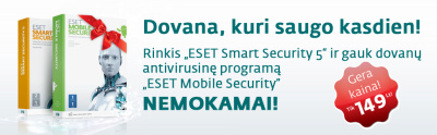 Kalėdinė ESET akcija