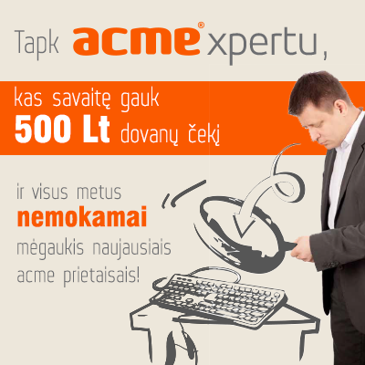 „Acme®xperts“ – laisvė liaudies balsui!