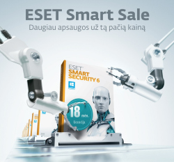 ESET akcija – daugiau apsaugos už tą pačią kainą