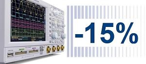 Visą kovo mėnesį „Hameg“ HMO3000 serijos osciloskopai 15 proc. pigiau